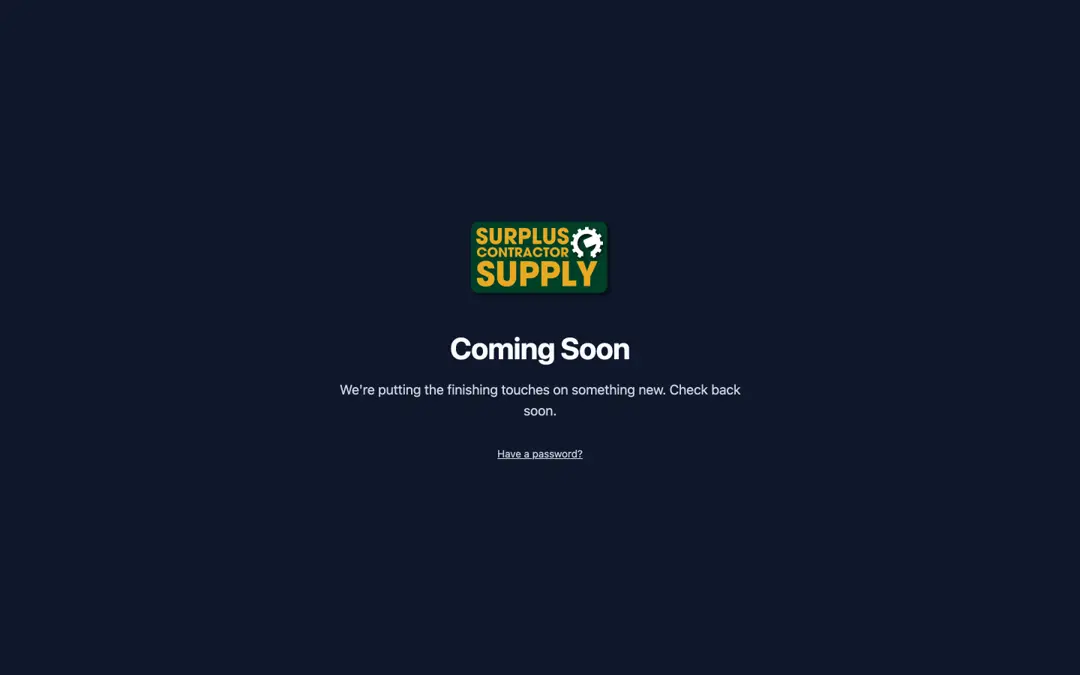 H&K Surplus website