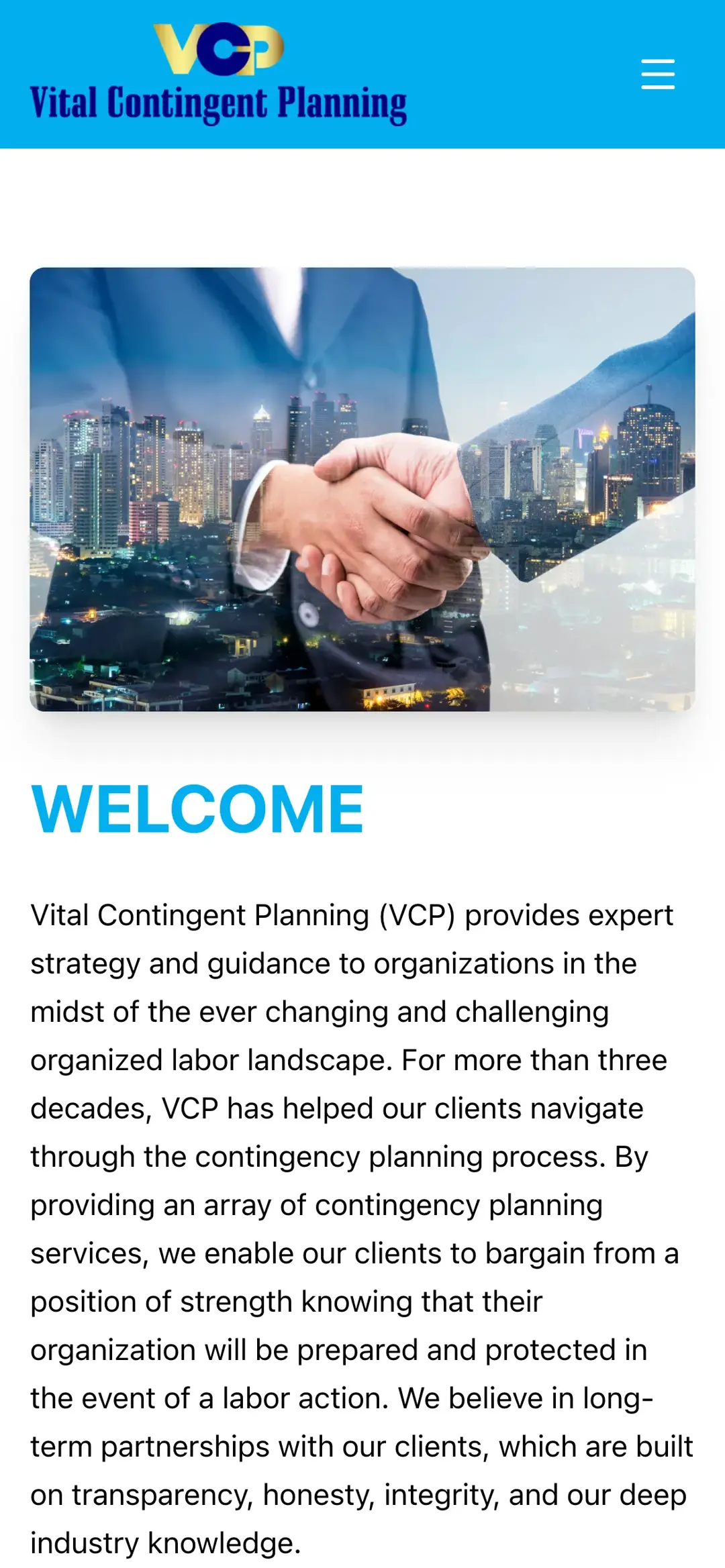 Vital CP mobile site
