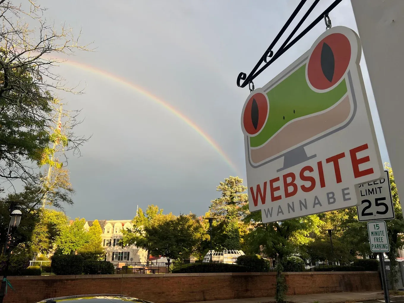 Website Wannabe sign